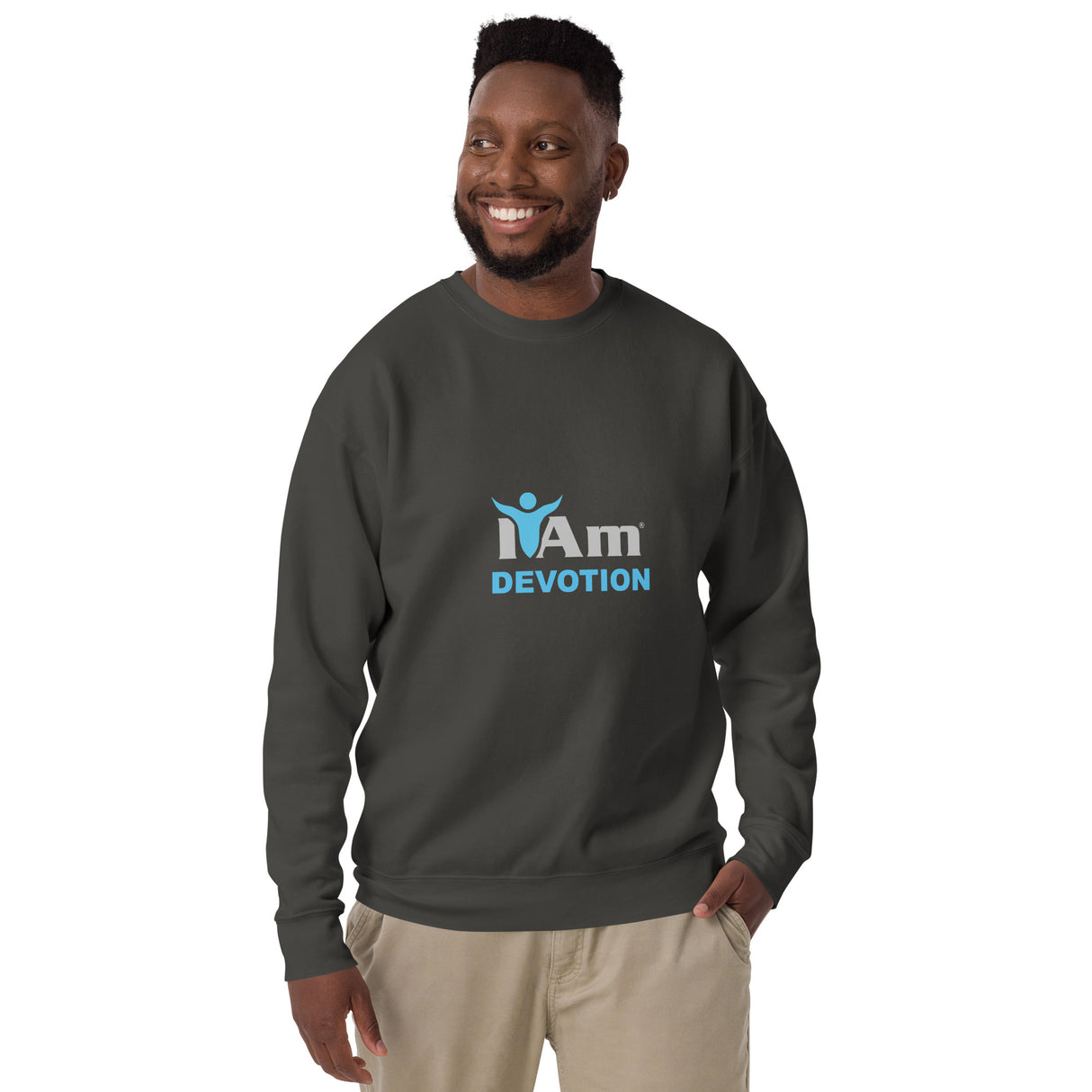 "I Am Devotion" Self-Empowerment Affirmation Unisex Premium Sweatshirt