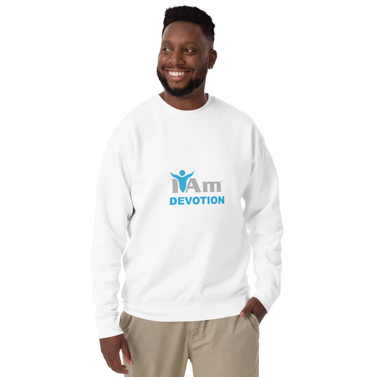 "I Am Devotion" Self-Empowerment Affirmation Unisex Premium Sweatshirt