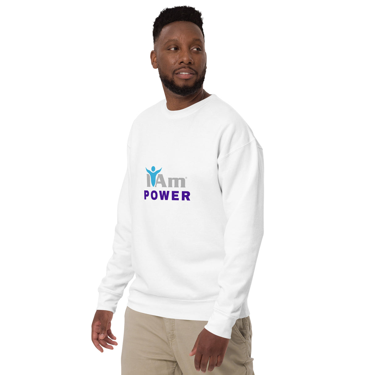 "I Am Power" Self-Empowerment Affirmation Unisex Premium Sweatshirt