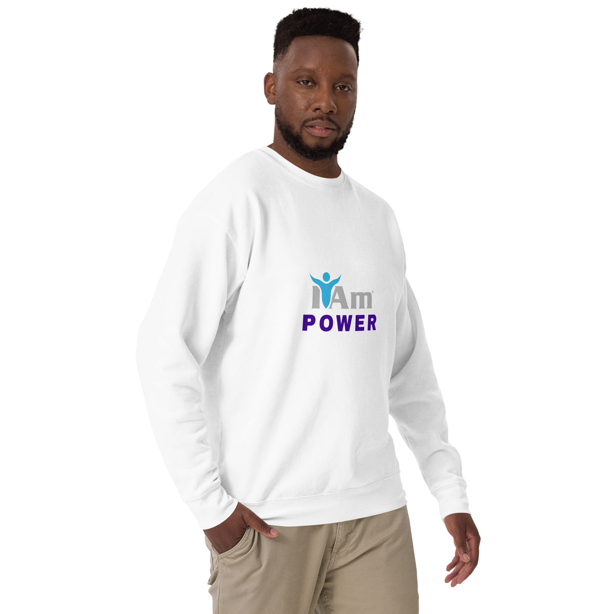 "I Am Power" Self-Empowerment Affirmation Unisex Premium Sweatshirt