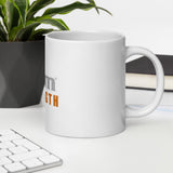 "I Am Strength" Self-Empowerment Affirmation White Glossy Mug